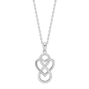 Halskde med hjerte/engel form