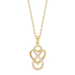 Halskde med hjerte/engel form