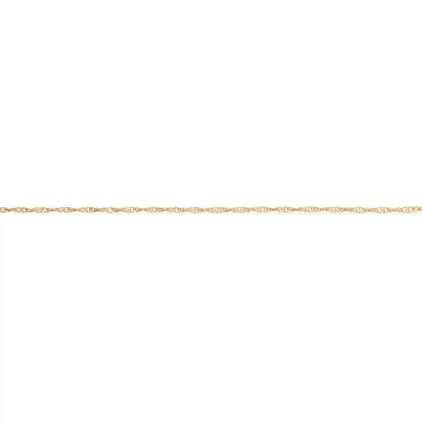 Halskde i guldfarvet stl